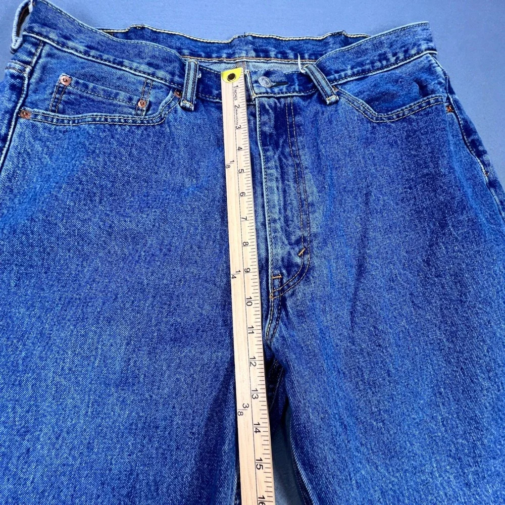Levi's Blue 550 Relaxed Fit Jeans Mens 38x30 Medium Wash Denim 00550-4891